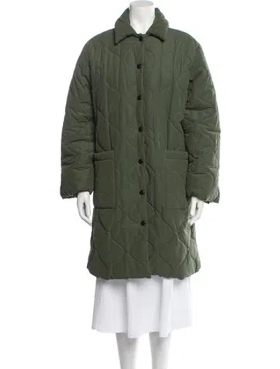 Pre-owned Apc Parka In Green