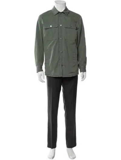 Pre-owned Apc Parka In Green