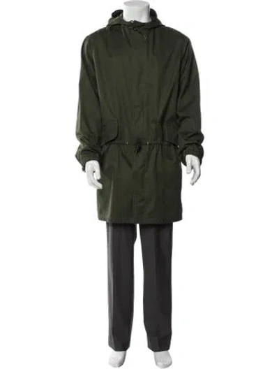 Pre-owned A.p.c. Parka In Green