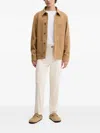 Apc Patch-pocket Wool-blend Jacket In Neutral