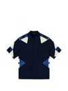 A.p.c. Patchwork Grid-pattern Shirt In Black