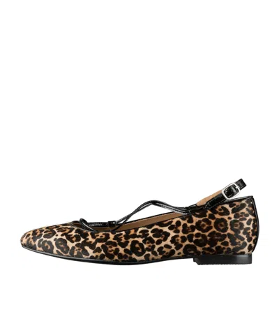 Apc Pattern Ballet Shoes In Black