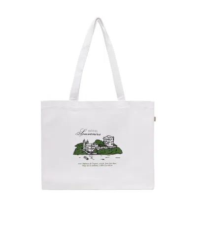 Apc Pattern Printed Handbag In White