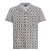 Apc A.p.c. Pattern-printed Short-sleeved Shirt In White