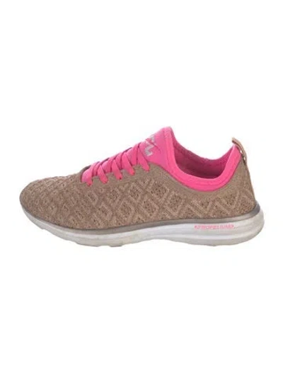 Pre-owned A.p.c. Patterned Athletic Sneakers In Multicolor