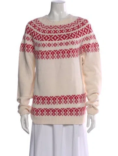 Pre-owned Apc Patterned Crew Neck Sweater W/ Tags In Neutral