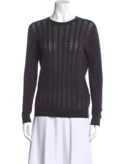 Pre-owned Apc Patterned Crew Neck Top In Gray