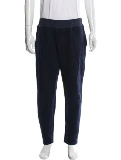 Pre-owned Apc Patterned Joggers In Blue