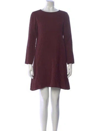 Pre-owned A.p.c. Patterned Mini Dress In Multi