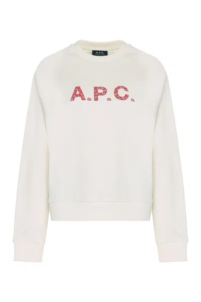 APC A.P.C. PATTY COTTON CREW-NECK SWEATSHIRT
