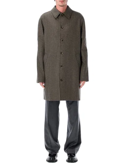 APC A.P.C. PRINCE OF WALES WOOL COAT