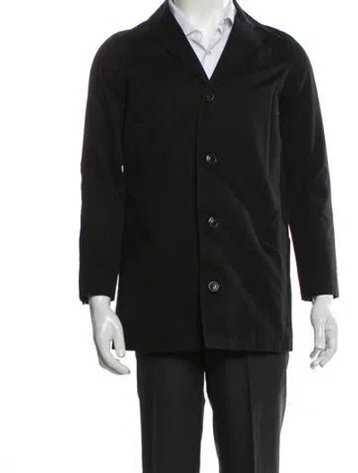 Pre-owned Apc Peacoat In Black