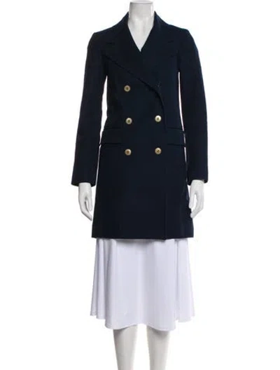 Pre-owned Apc Peacoat In Blue