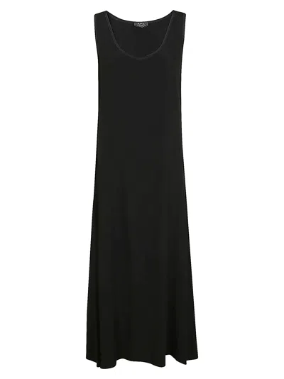 Apc Penny Midi Dress In Black