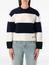 Apc Sweater A. P.c. Woman Color Ecru In White