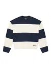 Apc Penny Striped Sweater In Multi