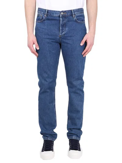 Apc Petit New Standard Jeans In Blue