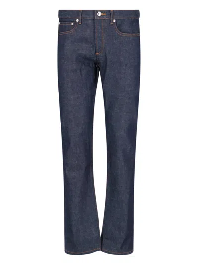 Apc Petit Standard Jeans In Blue