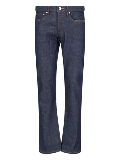 APC A.P.C. "PETIT STANDARD" STRAIGHT JEANS – BLUE
