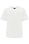 Apc A.p.c. Kyle T Shirt In Blanc/dark Navy (white)