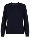 Apc A.p.c. 'philo' Navy Wool Sweater In Blue