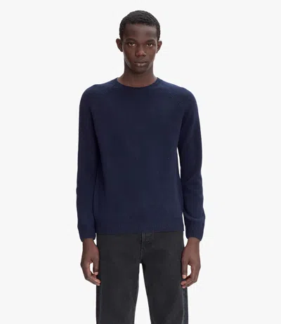 Apc Pierre Sweater Xl Dark Navy Blue