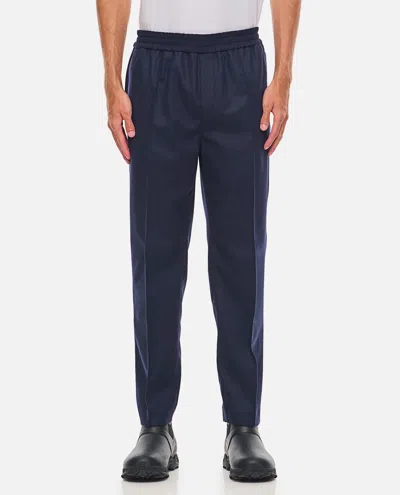 Apc Pieter Wool Trousers In Blue