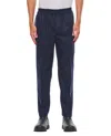 Apc Pieter Wool Trousers In Blue
