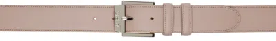Apc Pink London Belt In Lal Moon Grey