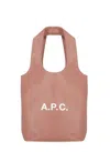 Apc Pink Ninon Small Tote In Pink