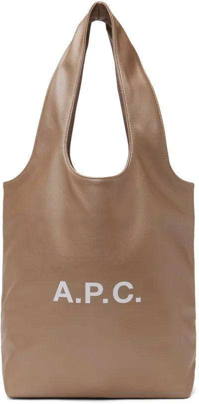 Apc A.p.c. Tote Ninon Small Bags In Green