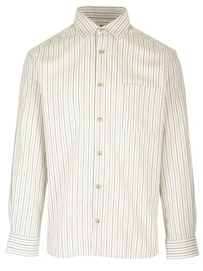 Apc A.p.c. Pinstriped Long In Multi