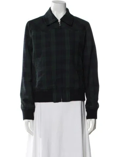 Pre-owned Apc Plaid Print Jacket In Multi