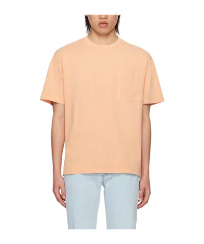 Apc Plain Jersey Short-sleeved T-shirt In Nude