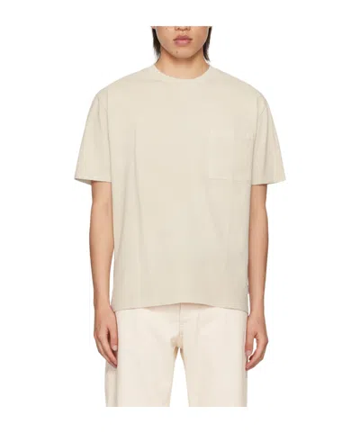 Apc Plain Jersey Short-sleeved T-shirt In Nude