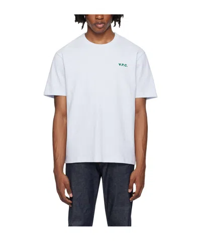 Apc Plain Jersey Short-sleeved T-shirt In White
