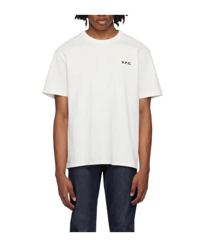 Apc Plain Jersey Short-sleeved T-shirt In White