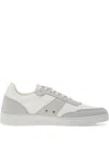 Apc Plain Panelled Sneakers In White