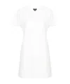 Apc Pleat-detail Dress In White