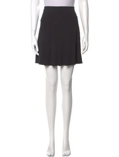 Pre-owned Apc Pleated Accents Mini Skirt In Gray