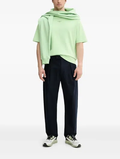 Apc Pleated Pocket Trousers In Black