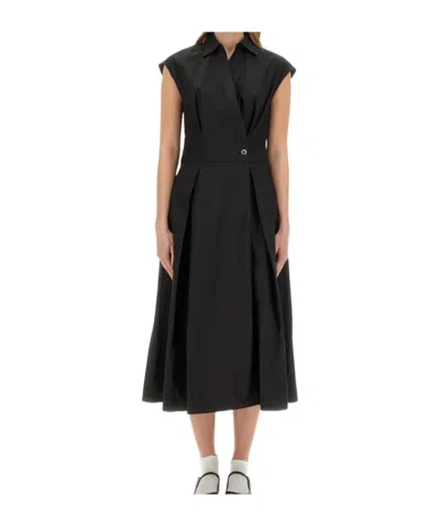 APC A.P.C. PLEATED SLEEVELESS DRESS