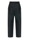 Apc A.p.c. Regular Fit Pleat Detailed Trousers In Black