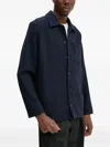 Apc Pocket Button-down Shirt In Blue
