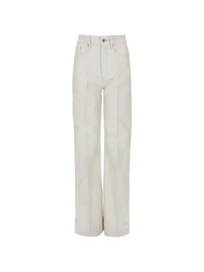 A.p.c. White Straight High Rise Jeans