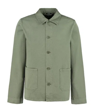 APC POINTED COLLAR SHIRT JACKET