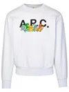 APC A.P.C. 'POKÉMON THE CREW' WHITE COTTON SWEATSHIRT