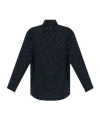 Apc Polka Dot Long-sleeved Shirt In Black
