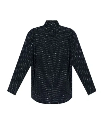 APC A.P.C. POLKA DOT LONG-SLEEVED SHIRT