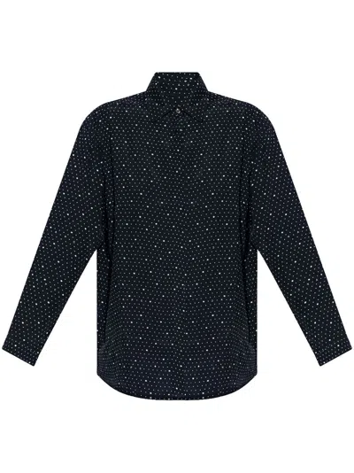 Apc Polka Dot Long-sleeved Shirt In Multi